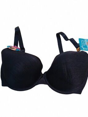 New 34DD black bra. Vanity Fair Padded Underwire bra. Stretch Flexible cups